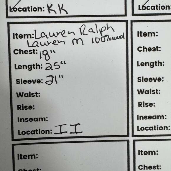 Lauren Ralph Lauren Black White Check Wool Blend Full Zip Flannel Jacket Size M - Picture 9 of 9